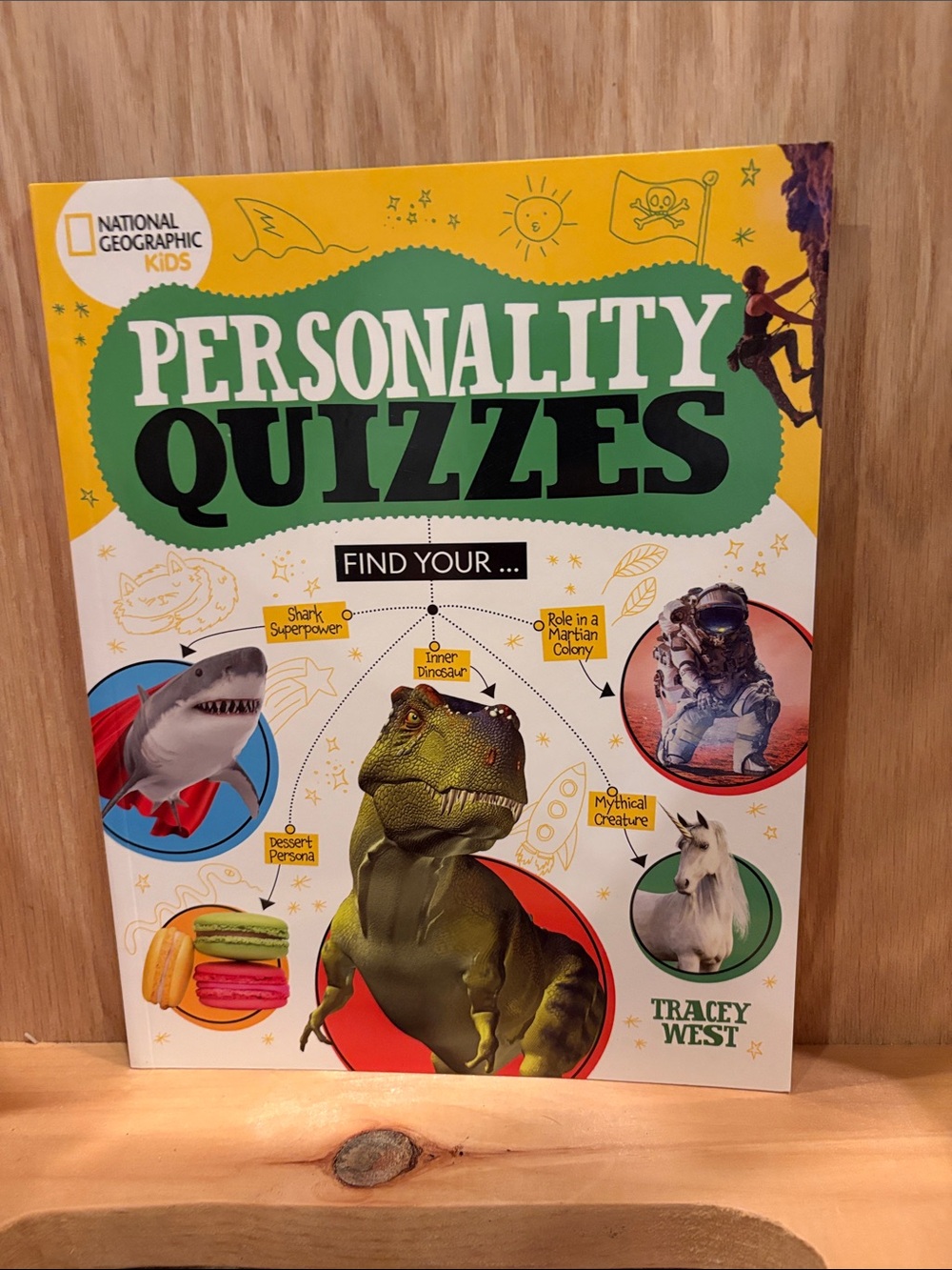 National Geographic Kids Personality Quizzes Book - NWOT